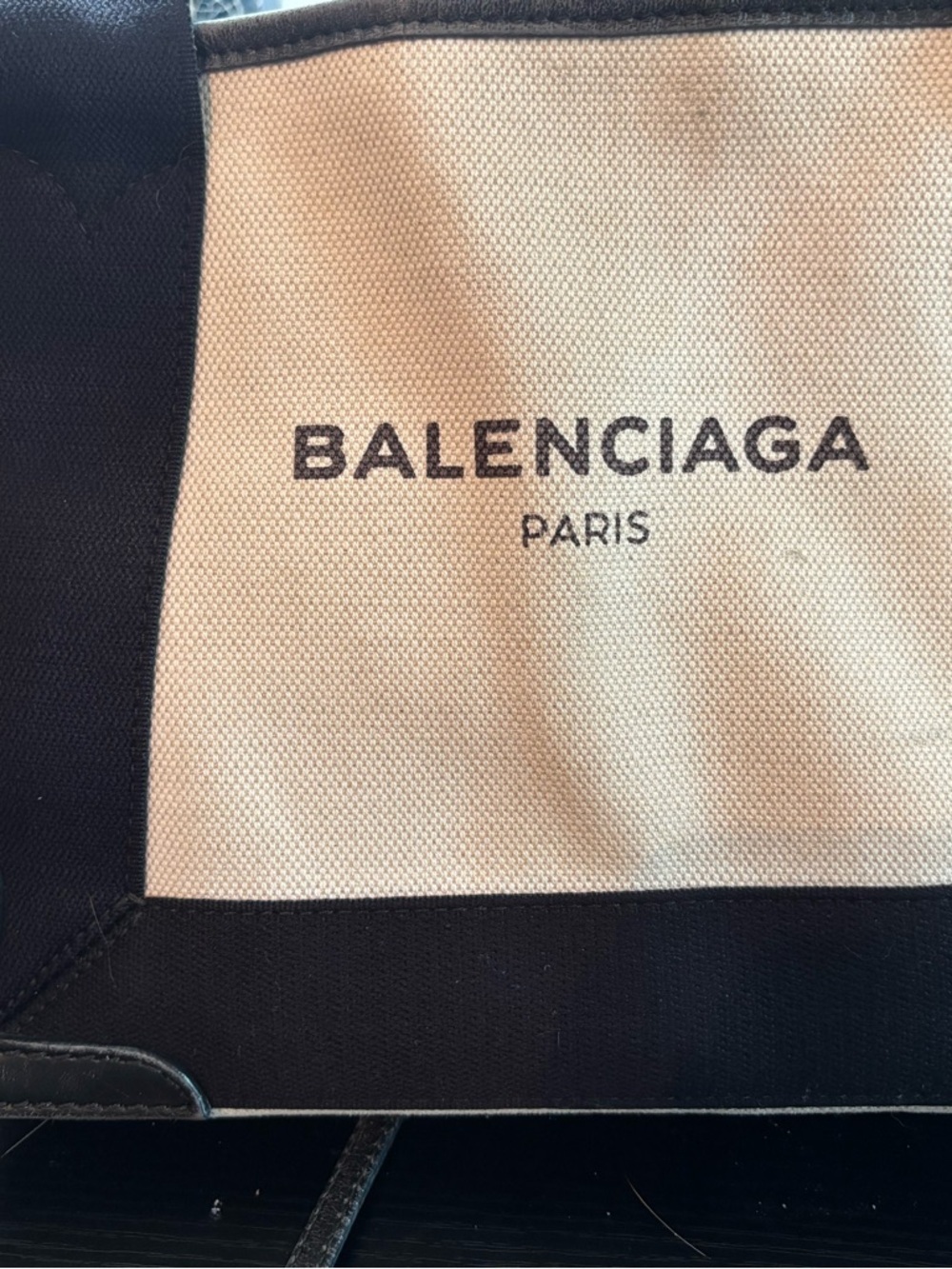 Balenciaga Navy Cabas Small Tote – Original Papers & Detachable Pouch - Picture 5 of 16
